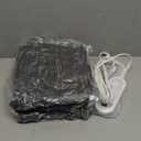 Sheet&Joy Heated Blanket Electric Grey Throw - 50"x60" Heating Blanket Throw 1/2/4/6/8 Hours Auto-Off 8 Heat Level Over-Heat Protection Flannel Sherpa Electric ETL Certification