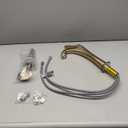 KRAUS KVF-1200BG Arlo Brushed Gold Tall Vessel Bathroom Faucet with Pop-Up Drain
