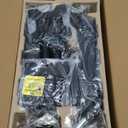 ErGear Dual Monitor Stand up to 33 inches Screen, Load-Bearing Max 22 lbs Each Arm, Adjustable Dual Monitor Mount, Sturdy Steel vesa Monitor Mount with Stable VESA 75x75 100x100mm