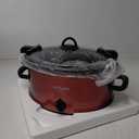 Crock-Pot 6-Quart Cook & Carry Oval Manual Portable Slow Cooker, Red - SCCPVL600-R