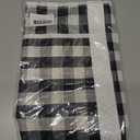 Beach Tote Bag for Women, Lightweight Foldable Waterproof Mesh Pool Bag (Black and White Plaid)