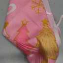 Capoda Christmas Tree Skirt 48 Inch Short Plush Xmas Tree Mat Merry Christmas Tree Collar for Winter Holiday Home Room Christmas Tree Decorations Supplies (Pink)