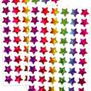 Lrogoe 1620 Holographic Rainbow Small Star Stickers for Kids Reward, Behavior Chart, Student Planner and School Classroom Teacher Supplies, 0.6" Diameter (Multicolor)