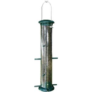 Woodlink NATUBE9 Audubon Plastic 8 Port Thistle Finch Feeder, Green, 15-Inch