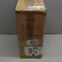 71" Floor Lamp with White Marble Glass Shade, Silver