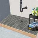 Under The Sink Mat, 24 X 36 in, Durable & Waterproof Premium Mats to Protect Kitchen & Bathroom Cabinets, Absorbent & Easy to Clean Shelf Liner, Black