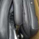 AreShark Office Chair - Executive High Back Breathable Comfy Desk Chair with Lumbar Support - Ergonomic Leather Rolling Swivel Computer Chair with Rock Function for Working Studying Gaming Relaxing (90-120  Tilt Chair, Black)