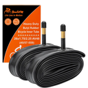 2-PCS 26" Heavy Duty Bike Tubes 26x1.95 26x2.10 26x2.125 AV48MM Schrader Valve 45/57-559 26'' Bicycle Tubes 26x1.75 26x2.0 26x2.25 Compatible with 26x1.75/2.25 Bike Tubes