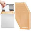 Tioncy 1 Pcs Sanitary Napkin Receptacle with 100 Feminine Hygiene Liner Bag Wall Mounted Tampon Holder for Bathroom Sanitary Napkin Disposal Bags Tampon Disposal Bin for Home Public Restrooms (Silver)