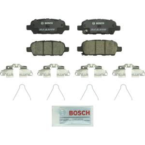 BOSCH BC1415 QuietCast Premium Ceramic Disc Brake Pad Set - Compatible with Select Infiniti JX35, QX60; Nissan Murano, Pathfinder, Quest; Suzuki Grand Vitara; REAR