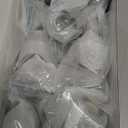 Amerdeco 10 Pack Brushed Satin Nickel Knurled Cabinet Knobs Single Hole 1.2 Inch Diameter Round Drawer Knobs for Bathroom Cabinets K0017