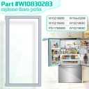 Upgraded W10830283 Refrigerator Door Gasket for Whirlpool Refrigerator Left Door, 39.65"*13.78" Refrigerator Gasket Seal Replacement for Kitchen-Aid & Ken-more Replace Door Seal W10218680, W10443269