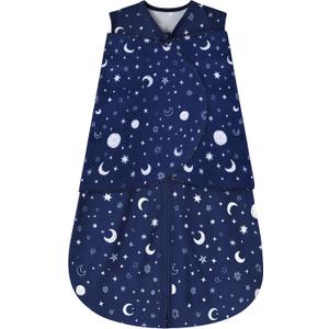 Newborn Sleep Sack Baby Swaddle,swaddle me 3-6 month,3-Way Adjustable Wearable Blanket,100% Rayon Cotton Swaddling sleeping bagTOG 0.5 (Starry Sky, 3-6 Months)