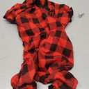 Dog Fleece Sweater Buffalo Plaid Sweater Clothes Dog Outfit Soft Thickening Warm Pet Clothes Sweaters for Dogs Girl & Boy(M)