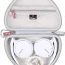 Mchoi Hard Travel Storage Case Fits for Sony MDR-ZX110 / MDRZX110AP / MDRZX110NC / MDR-ZX310AP ZX Series Wired On-Ear Headphones, Case Only, Black