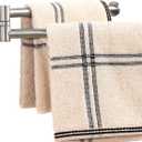 KES Kitchen Swivel Towel Bar 9-Inch, Swivel Towel Rack for Dish Towel, Double Towel Bar 2-Arm Wall Mounted, SUS 304 Stainless Steel, Brushed Finish, A2106S23-2