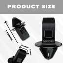8PCS Grille Moulding Clips Replace 68213168AA Compatible with Ram 2013-2020 1500 2500 3500 4500 5500, Automotive Retainer Clips Car Accessories