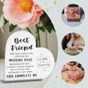 Best Friend Birthday Gifts for Women, Soul Sister Gifts for Women Best Friends, Soul Sister Plaque, Friendship Bff Bestie Gifts Decorative Signs GDW12