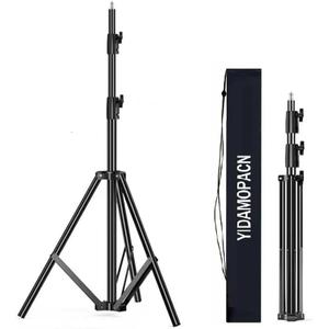 Heavy Duty Light Stand 9.2ft/280cm 10KG Max Load Spring Cushioned Aluminum Photography Light Stand with 1/4" Screw for Photography Softboxes Umbrella Studio Shooting (1 pack)