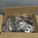 BESTEEL 80 Pack Hidden Hinges Soft Close Surface Mount Kitchen Cabinet Hinges, Concealed Cabinet Hinges for Cabinet Doors Frameless,No Pre-drilled for Kitchen Cupboard, Surface Mount Hinges