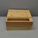 9 IN 1 Bamboo Foil and Plastic Wrap Organizer for Kitchen Drawer, Plastic Bag Organizer Organization and Storage, Food Storage Bag Organizer with Labels for Quart Gallon Snack Sandwich Bag (Natural)