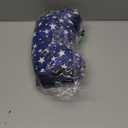 SunnyBay Small Microwave Heating Pad, Microwavable Versatile Cold/Heated Neck and Shoulder Wrap for Back Pain and More, Moist Heat Cotton-Fleece Pad, 6x11 Inches, Blue-Stars, Pack of 2