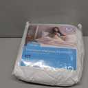 Linenspa Waterproof Mattress Protector, King Size  Fitted Sheet Style, Breathable, Machine Washable & Dryer Safe, White