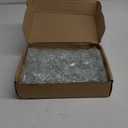 Houseables Glass Marbles, Glass Beads for Vases, Marbles for Vases, 5LB, 500-600, Clear Beads, Clear Gems, Fillers for Centerpieces, Decorative Rocks, Flat, Stones, Pebbles, Crafts, Plants, Fish Bowl