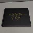 Lamare Funeral Guest Book for Memorial Service – Elegant Celebration of Life Guest Book and in Loving Memory Guest Book - Condolences Book for Funeral