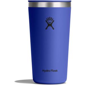 Hydro Flask All Around Tumbler Press-In Lid, Insulated Travel Mug, Stainless Steel Coffee Cup 20 Oz Capri Blue