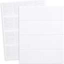 50 W2 Tax Forms, Blank 4-Up Horizontal Forms 2025, 50 Employee Designed for QuickBooks Online and Accounting Software, with Back Instructions,