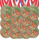 Tondiamo 24/48 Pcs Award Medals Bulk Gold Medals Bulk with Neck Ribbons 2 Inch Metal Award Trophies for Sports Party Team Tournaments Match Participation Winner Prizes Gift