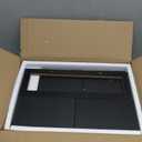 SHEEPAM Small Book Shelf with Drawer, 4 Tier Black Tree Bookshelf, Wooden Desktop Bookcase, Modern Desk Display Storage Bookshelves, Floor Standing Organizer Bookcases for Living Room, Bedroom, Office