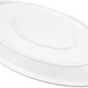 Yesland 2 Pack 16" Porcelain Large Oval Serving Plates, White Oval Serving Platters Dishes for Serving Food, Appetizers, Dessert, Meat, Sushi, Fish, Party