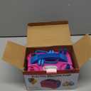 IDAODAN Electric Balloon Pump, Portable Electric Balloon Blower Machine Balloon Air Pump Dual Nozzle Rose Red 110V 600W Balloon Inflator for Party Decorations