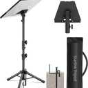 Starlink Mount Gen 3, Starlink Tripod Stand with Mount Adapter, Adjustable Height for Starlink Standard 4/4X/V3, 90 Tilt Angle Adjustment Starlink Antenna Pipe Adapter (Black)