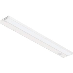 GETINLIGHT 24-inch LED Under Cabinet Lighting, Hardwired or Plugged-in, Warm White (2700K), Soft White (3000K), Bright White (4000K), Dimmable, White Finished, IN-0210-3
