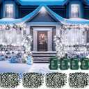 Brightown Christmas Lights Battery Operated, 4 Pack Total 66FT 200 LED Battery Powered String Lights with Timer, 8 Modes, Christmas Light for Outdoor Indoor Bedroom, Pure White