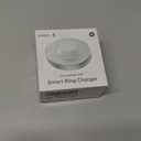 Compatible with Oura Ring Gen 4 Charger, Fast and Safe Charging Dock with USB-C Cable, Silicone Anti-Slip Base Design, Essential for Oura Ring 4 Users (Silver,Size 6)