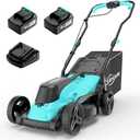 Amazon.com : (2025 Model) YARDCARE 36V Brushless Cordless Lawn Mower with 2X4.0Ah Batteries, LED Display Screen, Electric Lawnmower with 5-Position Height Adjustment, 8 Gallon Grass Bag, Charger : Patio, Lawn & Garden