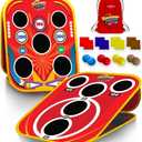 SWOOC Games - Backyard Arcade | 2-in-1 Bean Bag Toss Game for Kids w/Carry Bag | 5-Second Setup & Storage | Outside Toys for Toddlers | Carnival Games for Kids | Outdoor Toddler Activities