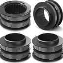 YWTESCH SB00L00 0.080" Dual line Weed Wacker String Fit for Greenworks String Trimmer, 4 Pack String Trimmer Refills Auto-Feed Replacement Spool Compatible with Greenworks 80V 60V Trimmer