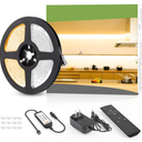 NOVOSTELLA 20ft Waterproof Tunable White LED Strip Lights, Dimmable Flexible Rope Light 3000K-6500K 12V Tape Light with Remote, Ribbon for Outdoor and Indoor Bedroom Home Mirror Kitchen Bar Cabinet