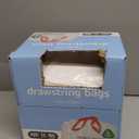 Amazon Basics 13 Gallon Tall Kitchen Drawstring Bags, Clean Fresh Scent, 10% Post Consumer Recycled, 200 Count (White)