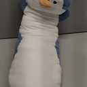 36" Penguin Stuffed Animal, Soft Jumbo Long Cuddle Pillow, Cute Blue Penguin Plush Body Pillow Plushies Toy Gift for Kids, Boy and Girls Birthday, Easter