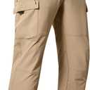 NORTHYARD Men's Cargo Hiking Pants Lightweight Quick Dry Outdoor Fishing Travel Active Sweatpants with Multi Pockets Khaki 2XL