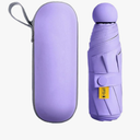 YUNZLAN Mini Travel Umbrella,Small Compact Portable Umbrella for Sun&Rain,Sun Umbrella with 99% UV Protection for Women and Men