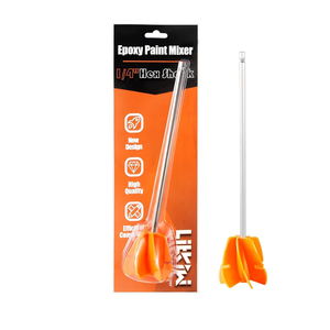 LITKIWI New Design Paint Mixer Drill Attachment with 1/4"Hex Shank Adapt to Quick Chuck Drill,Multipurpose Paint Stirrer for Liquids that Require Constant Stirring(Resin,Epoxy,Paint and etc.)