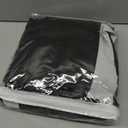 NICETOWN 100% Blackout Linen Curtains 90" Long for Bedroom, Thermal Insulated Living Room Curtains with Liner, Farmhouse Style Linen Blend Window Draperies for Dining Room (2 Panels, 52" W, Black)