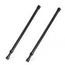 Tension Rod 16 to 28 Inch, Goowin Small Tension Rod, 5/8" Diameter No Drilling Expandable Short Tension Rods Spring Rods, Tension Rods for Closet, Cupboard, Hanging Clothes, 2 Pack, Black
